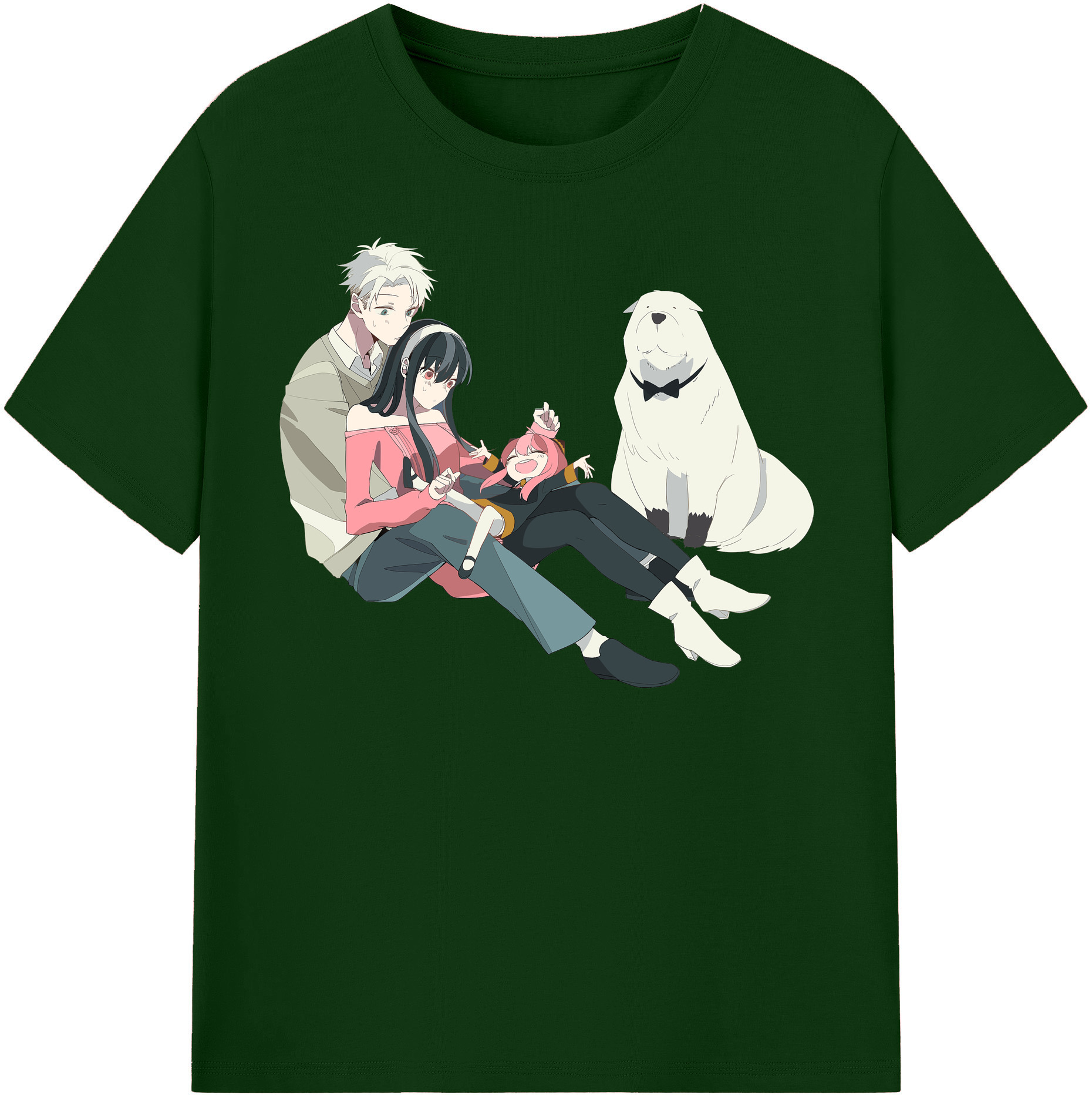 （画像用） SPY×FAMILY间谍家家酒 綿100％半袖Tシャツ（フロントプリント）
